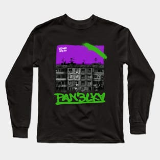 POST-SOVIET PANELKA // Typical russian panel houses Long Sleeve T-Shirt